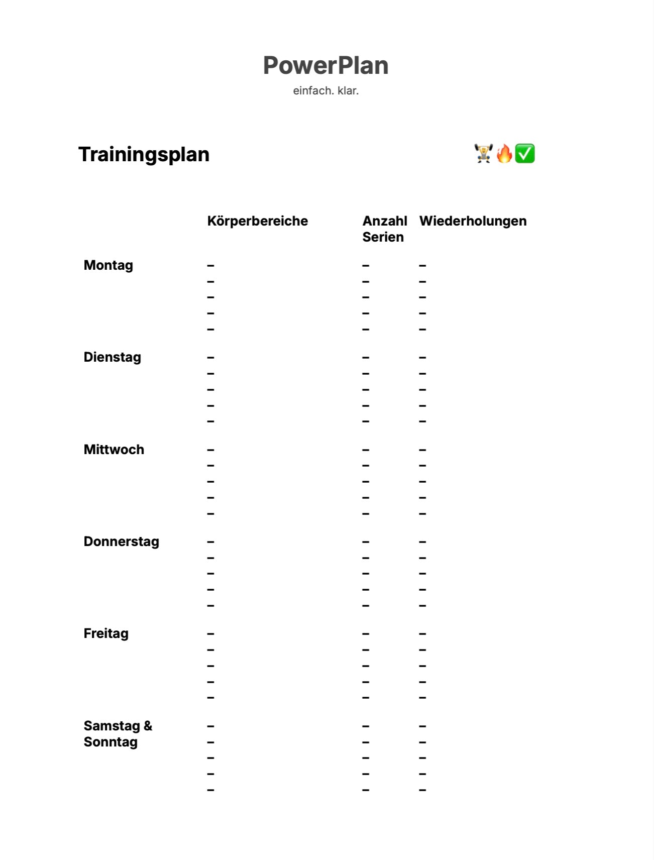 PowerPlan - Fitness Bundle