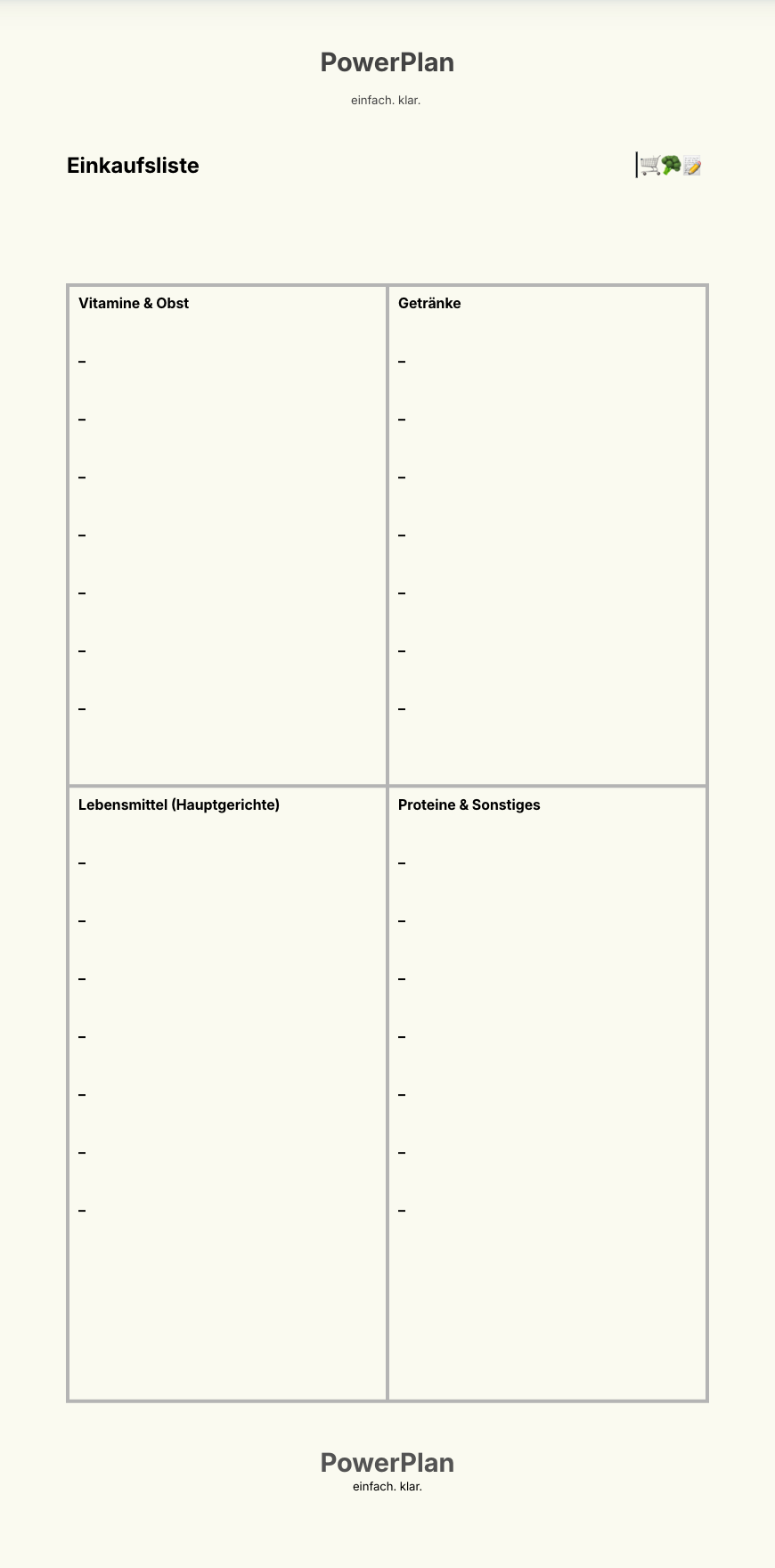 PowerPlan - Fitness Bundle