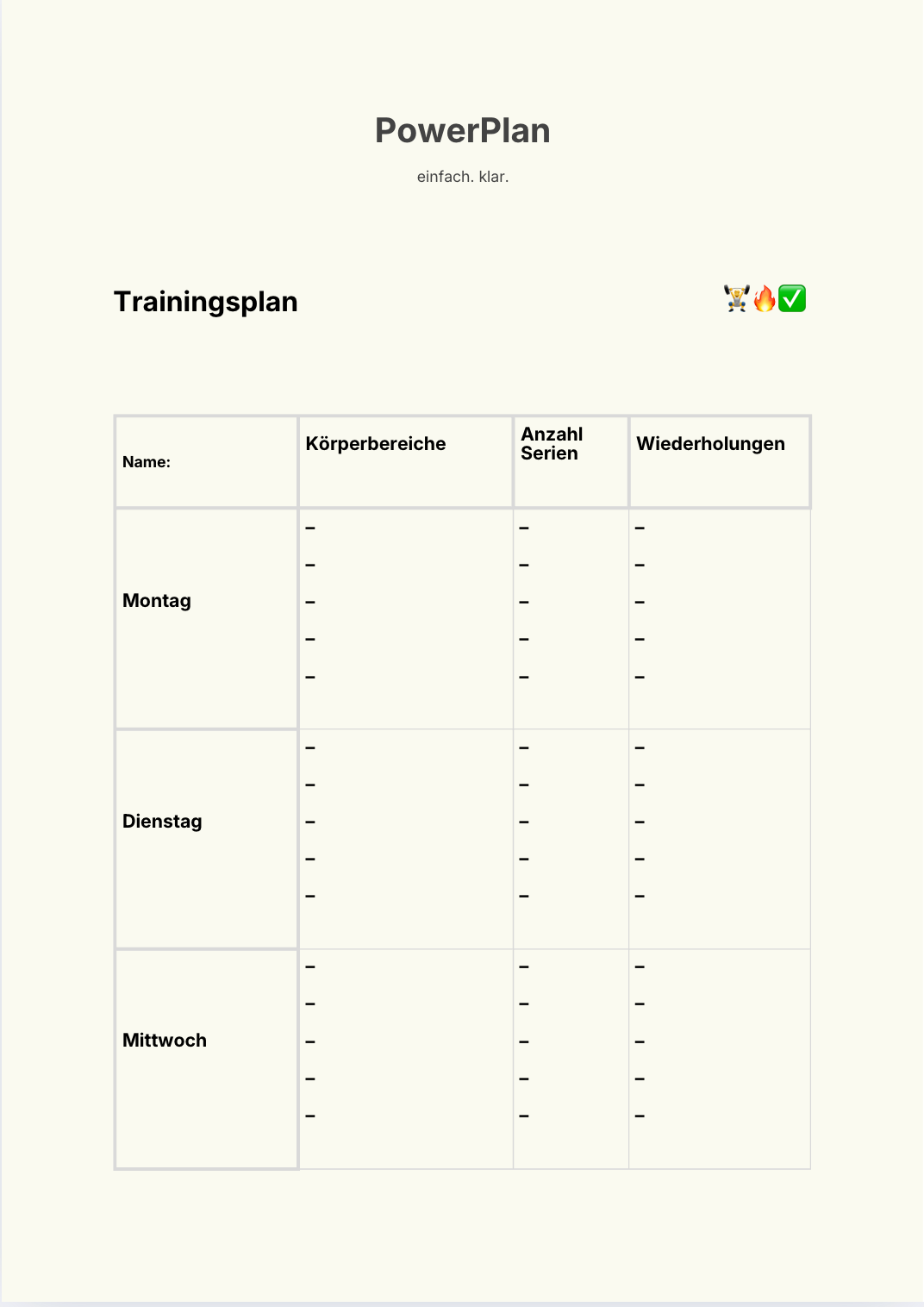 PowerPlan - Fitness Bundle